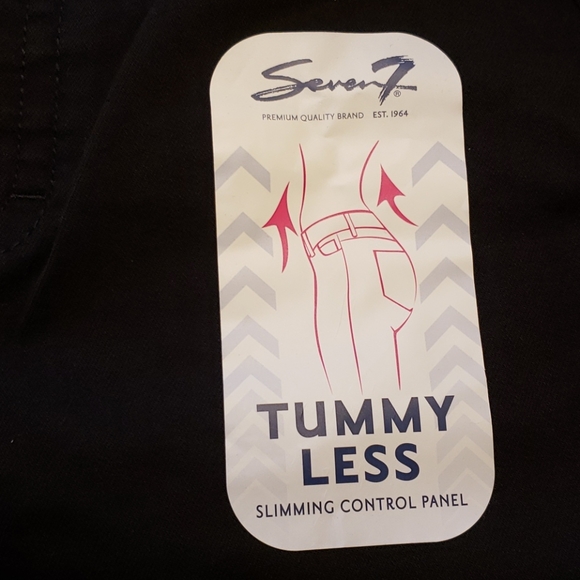 NWT Seven7 High Rise Skinny Black Tummyless - Picture 9 of 10